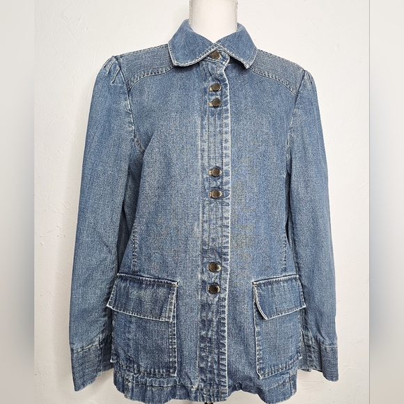 I.E. Relaxed Denim Jacket Size XL - Picture 1 of 7
